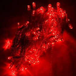 Wewoo Guirlande 10m - Rouge