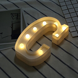 Wewoo Guirlande Alphabet C LED Décorative