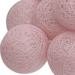 Atmosphera, Createur D'Interieur Atmosphera Guirlande 20 Boules Rose