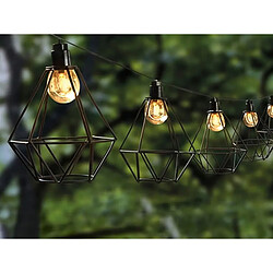 Lumisky Guirlande solaire Mily - 10 LED Blanc chaud