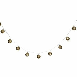 Guirlande LED Boules Or 165cm