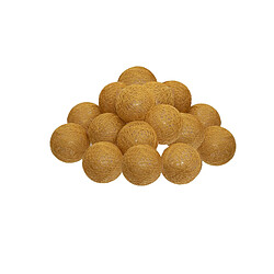 Atmosphera Guirlande LED 16 boules - Orange ocre