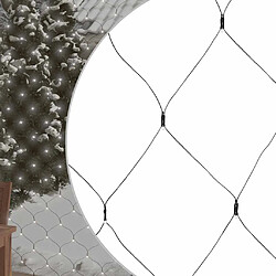 vidaXL Filet lumineux Noël 3x3m Blanc Froid