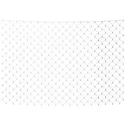 vidaXL Filet lumineux Noël 3x3m Blanc Froid