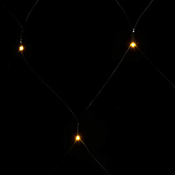 VidaXL Filet lumineux 3x2 m - 204 LED Blanc chaud pas cher