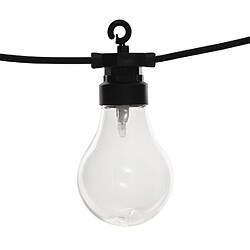 Atmosphera Guirlande solaire 10 LED - Noir