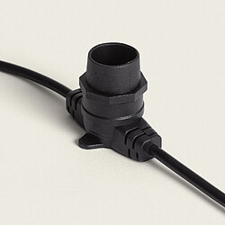 Acheter Ledkia Guirlande LED 5 douilles B22 - Noir