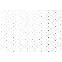 vidaXL Filet lumineux bleu 4x4 m