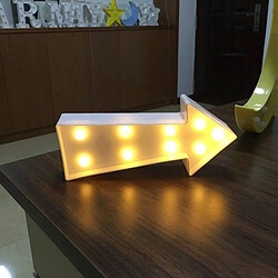 Wewoo Flèche Blanche Chaude LED