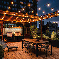 Ledkia Guirlande LED ext. - Noire IP44