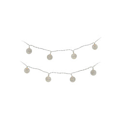 EDM Guirlande lumineuse argent Noël