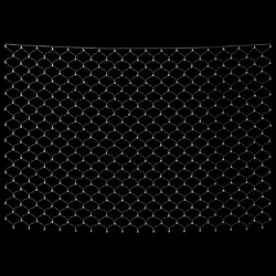 Acheter vidaXL Filet lumineux Noël 3x3m Blanc Froid