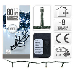 Guirlande LED 8m - Blanc froid - Générique