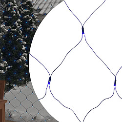 vidaXL Filet lumineux Noël 3x3 m Bleu