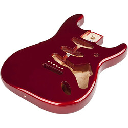 Fender Corps Stratocaster Mexique - Candy Apple Red