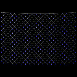 Acheter vidaXL Filet lumineux Noël 3x3 m Bleu