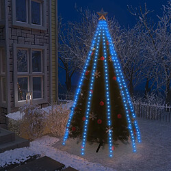 vidaXL Guirlande Arbre Noël 400 LED Bleu