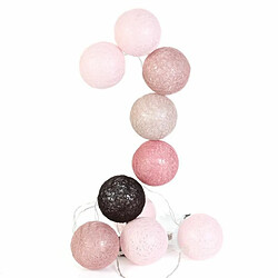Paris Prix Guirlande Lumineuse Taupe 10 Boules