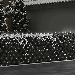 Avis vidaXL Filet lumineux Noël 3x3m Blanc Froid