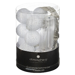 Avis Atmosphera Guirlande LED 16 boules - Blanc