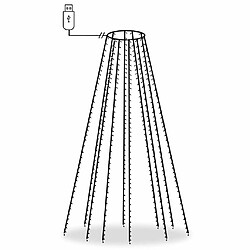 VidaXL Guirlande Filet Noël 400 LED