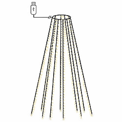 vidaXL Guirlande lumineuse Noël 500 LED Blanc Froid