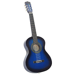 vidaXL Guitare classique enfant 1/2 - Bleu