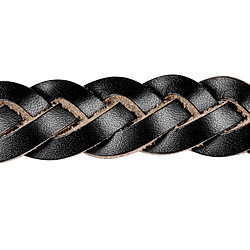 Avis Paris Prix Collier pour Chien Réglable Tressé - 70 cm Noir