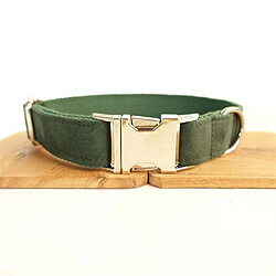 Universal Collier en daim vert