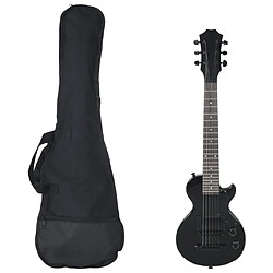 vidaXL Guitare électrique enfant - 3/4 Noir