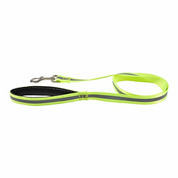 Paris Prix Laisse pour Chien Bande Réfléchissante - 120 cm Jaune Laisse pour chien - Nylon - Longueur 120 cm - Bandes réfléchissantes - Poignée confortable - Couleur jaune