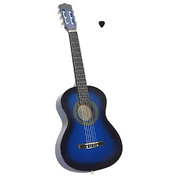 vidaXL Guitare classique enfant 1/2 - Bleu