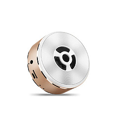 Mini enceinte Bluetooth métal - Or