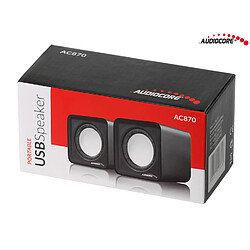 Haut-parleur USB Audiocore AC870R - Rouge pas cher