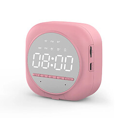 Réveil numérique Bluetooth - Rose