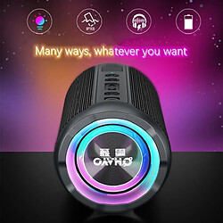 Avis Enceinte Bluetooth portable - Noir