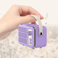 Avis Haut-parleur Bluetooth vintage - Vert
