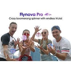 Universal Flynova Pro Boomerang Soaring Spinner Ball - Bleu