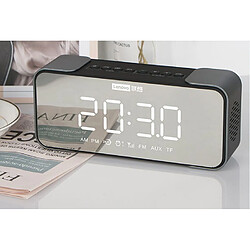 Haut-parleur Bluetooth 5.0 avec réveil - Noir