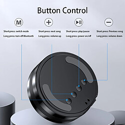 Haut-parleur Bluetooth portable - Noir pas cher