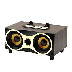 Haut-parleur Bluetooth en bois - Marron