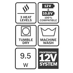 Bosch Veste chauffante GHH 12+18V XA pas cher