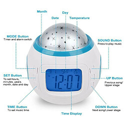 Universal Réveil Projeteur Etoiles pas cher