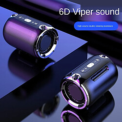 Avis Haut-parleur subwoofer portable - Noir