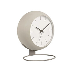Karlsson Horloge à poser Nirvana Globe - Ivoire/Gris clair