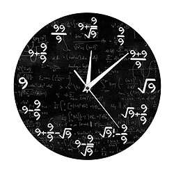 Horloge Murale Mathématiques