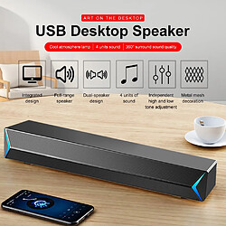 Avis Barre de son USB pour PC - Noir