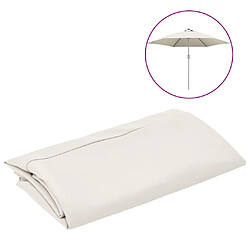 VidaXL Tissu Parasol Blanc