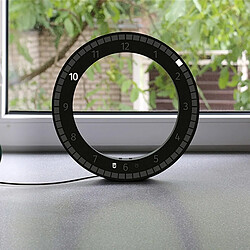 Wewoo Lestry Horloge Murale LED - Noir