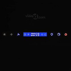 Avis Vidaxl Hotte murale 90 cm - Noir